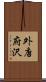 外唐府沢 Scroll