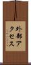 外部アクセス Scroll