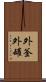 外釜 Scroll