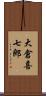 大倉喜七郎 Scroll