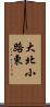 大北小路東 Scroll