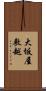 大坂屋敷越 Scroll