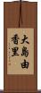 大島由香里 Scroll