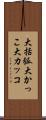大括弧 Scroll