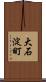 大石淀町 Scroll