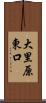 大里原東口 Scroll