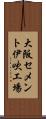 大阪セメント伊吹工場 Scroll
