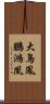 大鳥;鳳;鵬;鴻;凰 Scroll