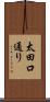 太田口通り Scroll