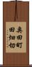 奥田町田畑切 Scroll