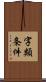 字類条件 Scroll