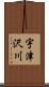 宇津沢川 Scroll