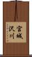 宮城沢川 Scroll