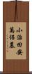 小治田安萬侶墓 Scroll