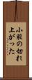 小股の切れ上がった Scroll