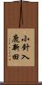 小針入鹿新田 Scroll