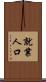 就業人口 Scroll