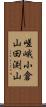 嵯峨小倉山田渕山 Scroll