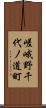 嵯峨野千代ノ道町 Scroll