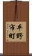 平野市町 Scroll