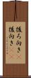後ろ向き(P) Scroll