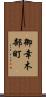 御幸木部町 Scroll