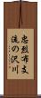 忠烈布支流の沢川 Scroll