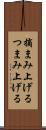 摘まみ上げる Scroll