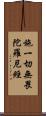 施一切無畏陀羅尼經 Scroll