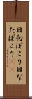 日向ぼこり Scroll