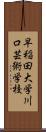 早稲田大学川口芸術学校 Scroll