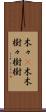 木々(P) Scroll