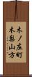 木ノ庄町木梨山方 Scroll