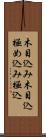 木目込み Scroll