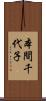 本間千代子 Scroll