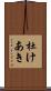 杜けあき Scroll