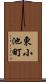 東小池町 Scroll
