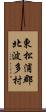 東松浦郡北波多村 Scroll