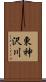 東神沢川 Scroll