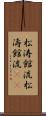 松涛館流 Scroll