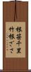 根笹 Scroll