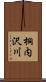 桐内沢川 Scroll