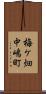 梅ケ畑中嶋町 Scroll