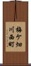 梅ケ畑川西町 Scroll