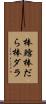 棒鱈 Scroll