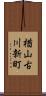 楢山古川新町 Scroll