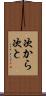 次から次と Scroll