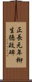 正長元年柳生徳政碑 Scroll