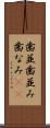 歯並 Scroll