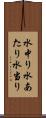 水中り Scroll